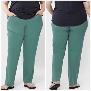 Duluth Trading AKHG Roadless Slim Leg Pants Sagebrush Green Women’s Plus 18W NEW